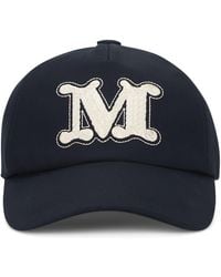 Max Mara - Cap With Embroidered Logo - Lyst
