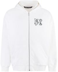 Palm Angels - Full Zip Hoodie For - Lyst