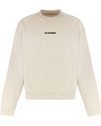 Jil Sander - Cotton Crew-Neck Sweatshirt - Lyst