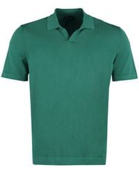Drumohr - Cotton Polo Shirt - Lyst