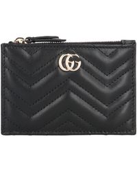 Gucci - Portachiavi Con Cerniera Gg Marmont - Lyst