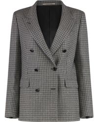 0205 Tagliatore - Double-Breasted Wool Jacket - Lyst