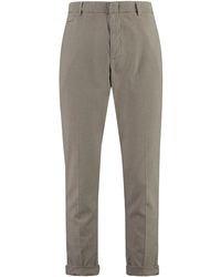 Dondup - Joe Prince-of-wales Checked Trousers - Lyst