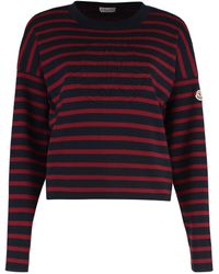 Moncler - Virgin Wool Crew-neck Sweater - Lyst