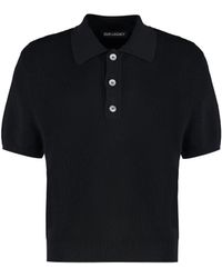 Our Legacy - Traditional Knitted Cotton Polo Shirt - Lyst