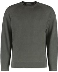 Paolo Pecora - Linen-Cotton Crew-Neck Sweater - Lyst