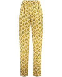 Isabel Marant - Piera Printed High-rise Trousers - Lyst
