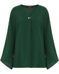 Max Mara - Umile Cady Blouse - Lyst