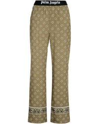 Palm Angels - Paisley Motif Elastic Waist Trousers For - Lyst