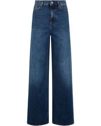 TOTEME - Straight-Leg High-Waisted Jeans - Lyst
