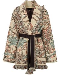 Alanui - Cardigan Sketched By The Sea - Lyst
