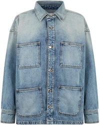 ICON DENIM - Jacket With Patch Pockets - Lyst