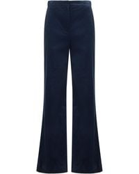 Veronica Beard - Flared Velvet Pants - Lyst