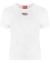 DIESEL - T-uncutie-long-od Cotton T-shirt - Lyst
