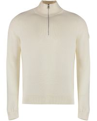 Moncler - Cotton Blend Sweater - Lyst
