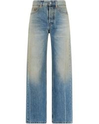 MM6 by Maison Margiela - Cotton Jeans 5 Pockets - Lyst