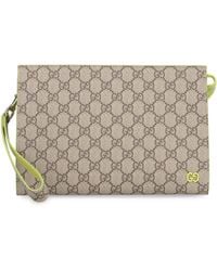 Gucci - Gg Supreme Fabric Small Pouch - Lyst