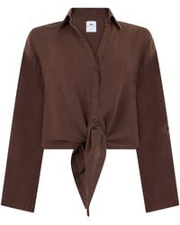 Lois - Linen Crop Top - Lyst