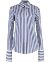 Sportmax - Camicia in popeline a righe - Lyst