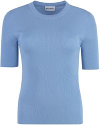 P.A.R.O.S.H. - Cotton Knit T-Shirt - Lyst