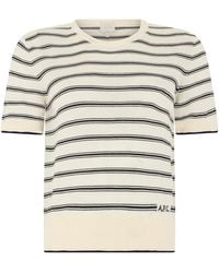 A.P.C. - Cotton T-Shirt - Lyst