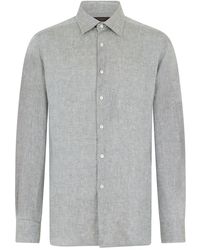 Slowear - Linen Long Sleeve Shirt - Lyst