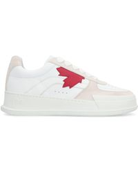 DSquared² - Sneakers low-top Canadian in pelle - Lyst