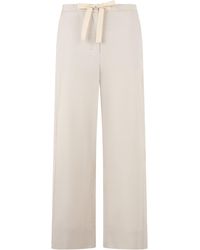 Max Mara - Loose Pants With Laces - Lyst