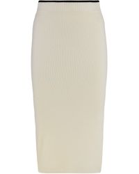 Pinko - Nuova Guinea Ribbed Knit Skirt - Lyst
