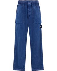 Stone Island - Loose Fit Trousers - Lyst