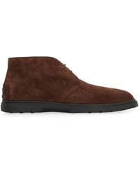 Tod's - Suede Desert-boots - Lyst