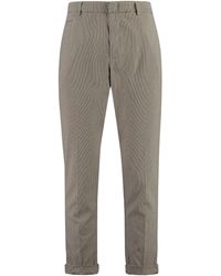 Dondup - Joe Prince-of-wales Checked Trousers - Lyst