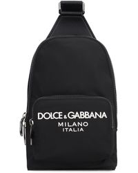Dolce & Gabbana - Nylon One-Shoulder Backpack - Lyst