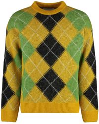 GANT - Wool-blend Crew-neck Sweater - Lyst