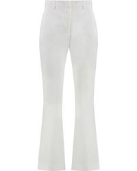 PT01 - Stretch Cotton Trousers - Lyst