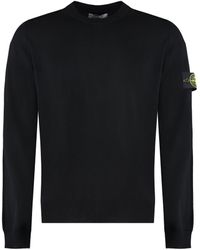 Stone Island - Crew-neck Wool Sweater - Lyst