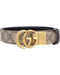 Gucci - Cintura reversibile GG Marmont - Lyst