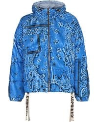 Khrisjoy - Puff Bandana Corduroy Hooded Down Jacket - Lyst