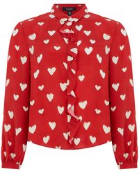 R13 - Cotton Shirt With Print - Lyst
