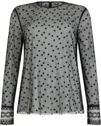 Alberta Ferretti - Long Sleeve T-Shirt - Lyst