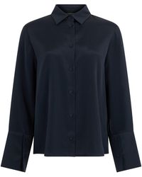 Max Mara - Silk Shirt With Long Sleeves - Lyst