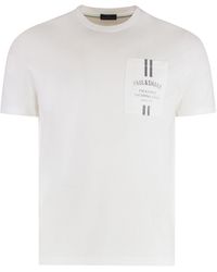 Paul & Shark - Logo Crew Neck T-Shirt - Lyst