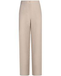 Emporio Armani - Straight Trousers - Lyst