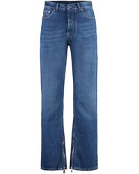 Off-White c/o Virgil Abloh - 5-pocket Straight-leg Jeans - Lyst