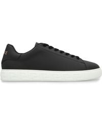 Versace - Greca Leather Sneakers - Lyst