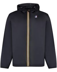 K-Way - Claude Hooded Nylon Jacket - Lyst