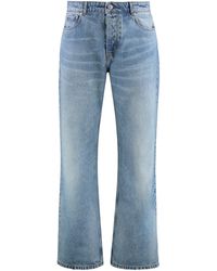Ami Paris - 5-Pocket Straight-Leg Jeans - Lyst