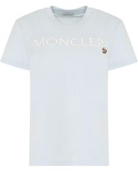 Moncler - Cotton Crew-neck T-shirt - Lyst