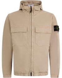 Stone Island - Light Cotton Jacket - Lyst