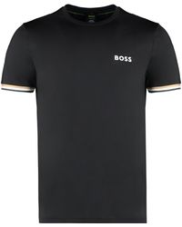 BOSS - X Matteo Berrettini - T-shirt in tessuto tecnico - Lyst